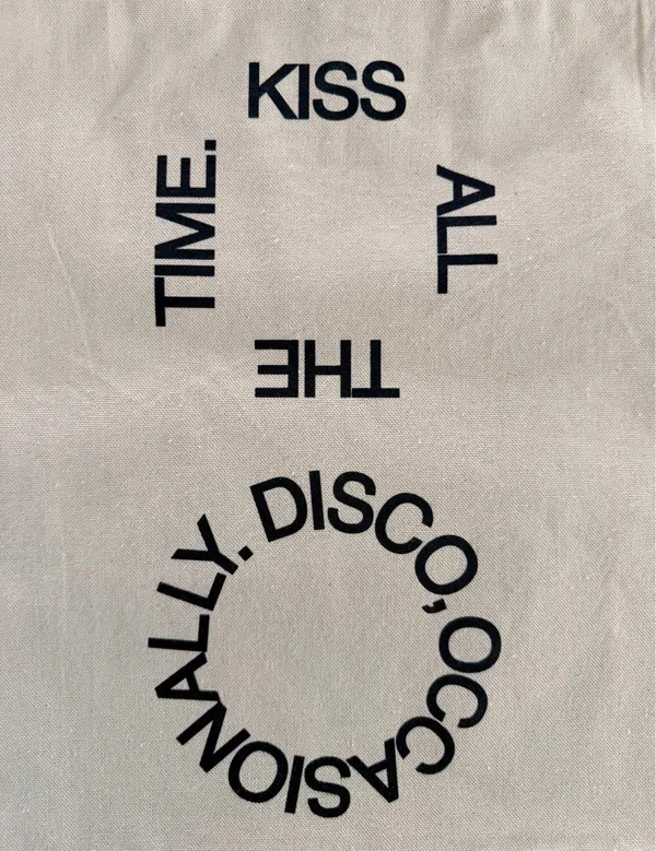 Harry Styles | "Kiss All The Time, Disco Occasionally exclusive pop up shop tote bag - Image 4