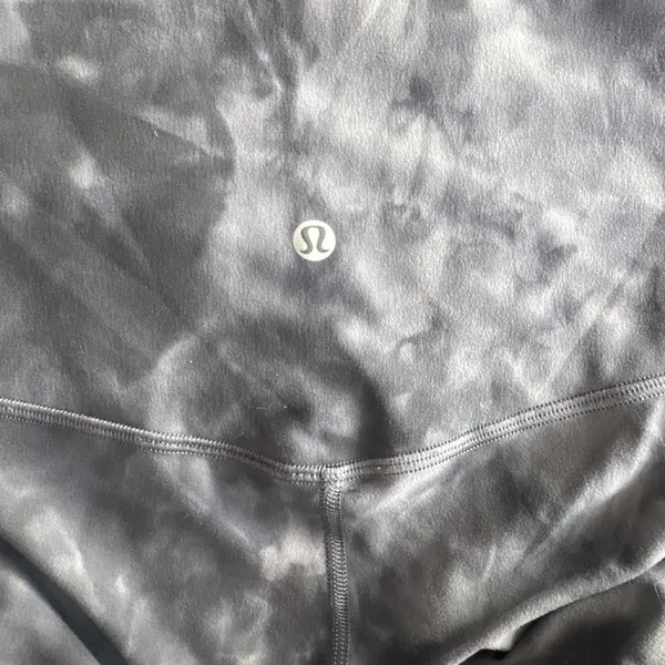Lululemon Diamond Dye High Rise Leggings Navy Blue - Image 4