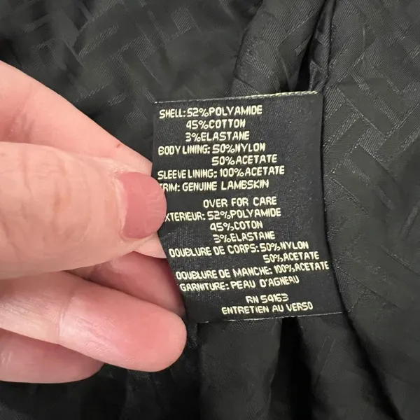 Cole Haan collection gray belted trench coat size 6 - Image 11