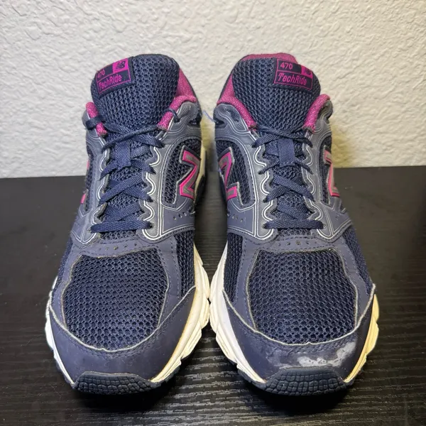 New Balance‎ 470 V1 TechRide Womens Size 9.5 Blue Purple Running Shoes Sneakers - Image 2