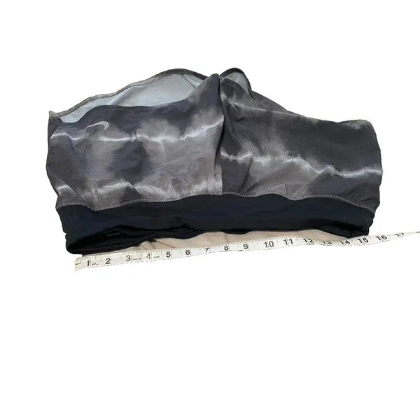Nike Running Eclipse Dri-Fit Running Lined Shorts Women Black Tie Dye XL - Image 8
