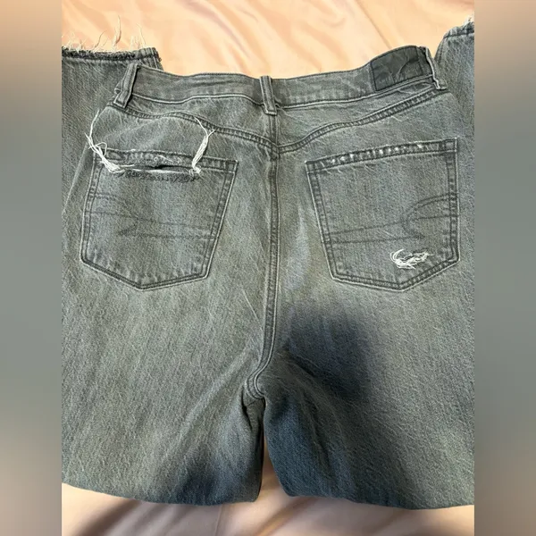 American Eagle Outfitters Gray Ankle Jeans - Image 4