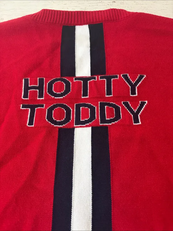 Ole Miss Red Crewneck Knit Sweater - Image 7