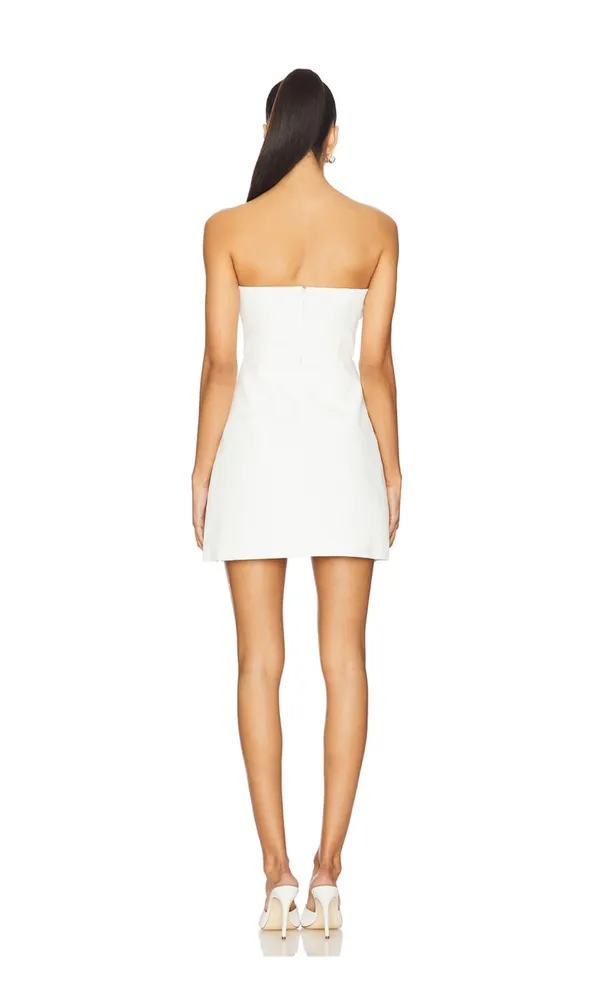 Runaway The Label Dress Mini White - Image 4
