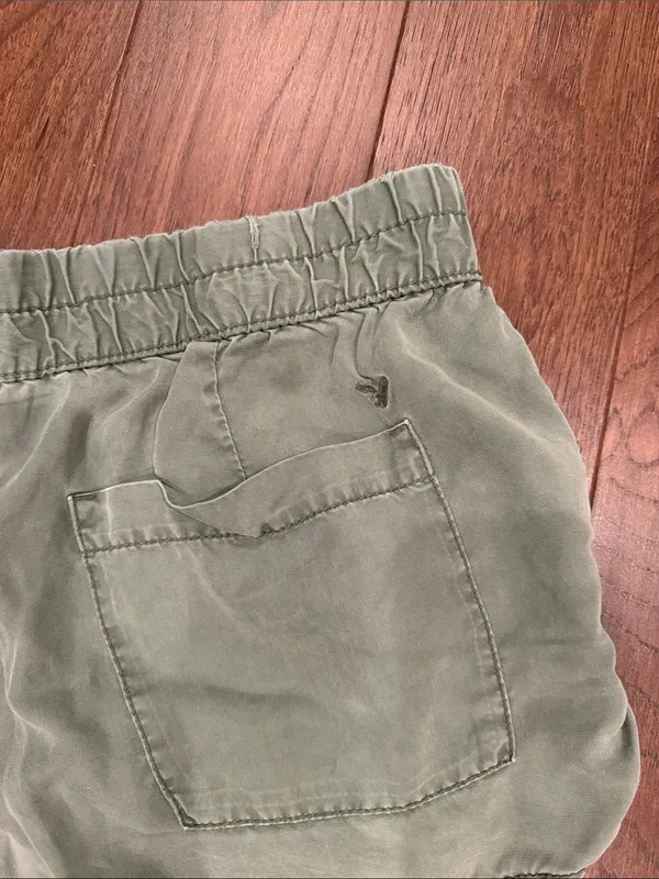 American Eagle Outfitters Green Pull On-Style Shorts Size Large - C27-185 - Image 5