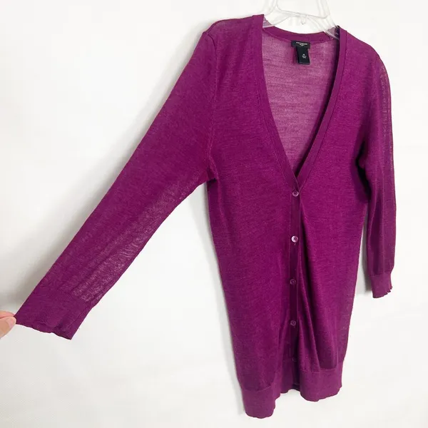 Ann Taylor 3/4 Sleeve Lightweight Cardigan Sweater Size XS - Image 6