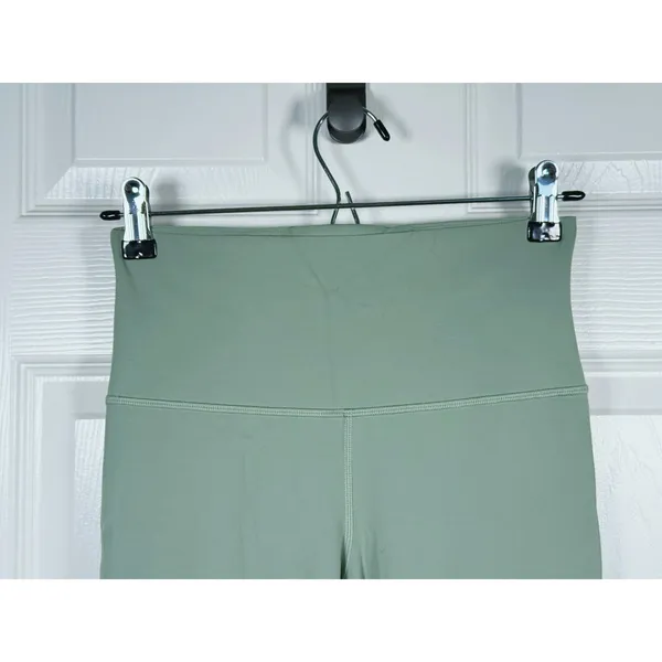 Lululemon Align High Rise Mini Flare Pants Size 6 Green Yoga Pilates Gym Lounge - Image 5