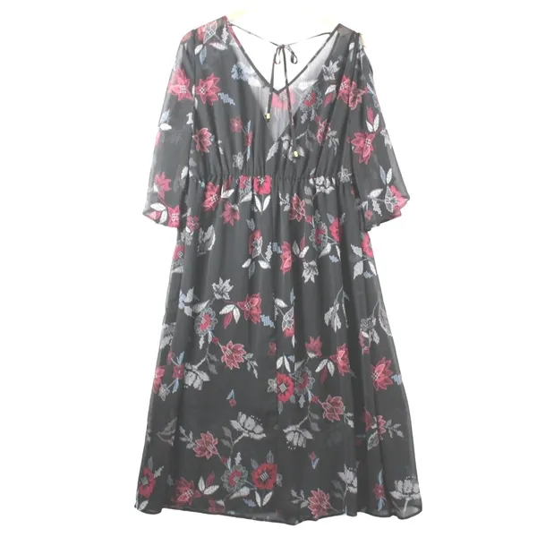 Wild Pearl Dress Sz L‎ Whimsygoth Witchcore Eyeshadow Floral Dark Fairy - Image 4