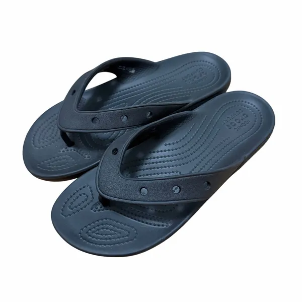 Crocs Black Thong Flip Flops Sz 9 Women - Image 2