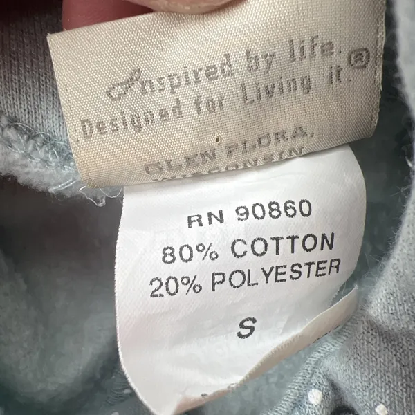 Vintage Artisans Deer Winter Scenic Cardigan Small Woodland Cabincore Pockets - Image 13
