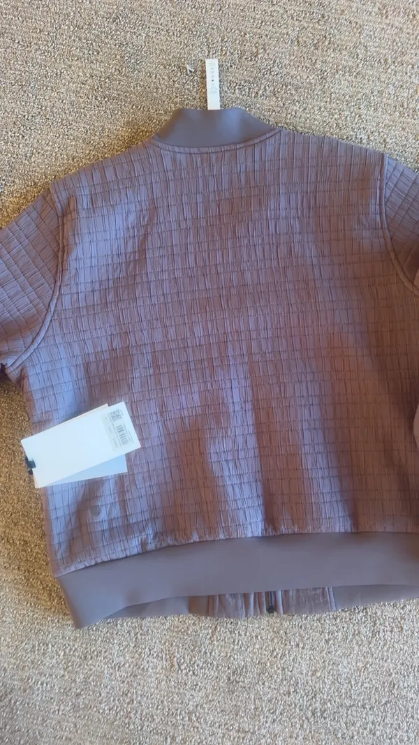 Women’s Purple Zip Up  - Image 3
