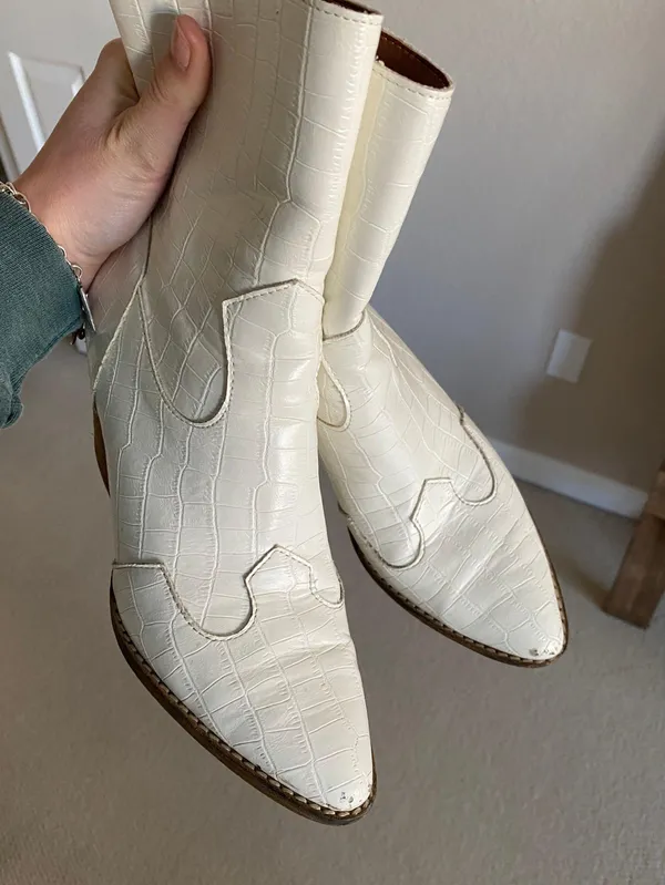 Ccocci White Boots - Image 7