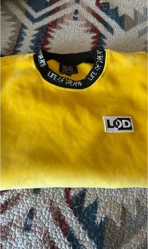 Yellow LOD sweatshirt (Trippie Redd) merch - Image 2