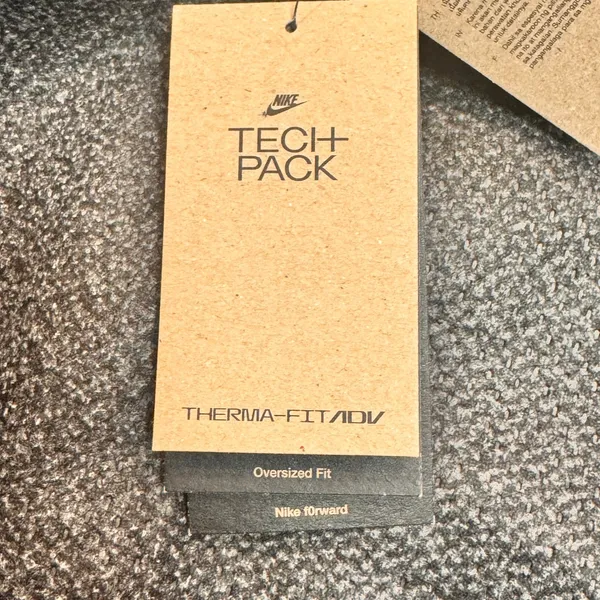 NWT Nike Tech Pack Therma-FIT ADV Forward Gray Hoodie‎ Womens Large L Oversized - Image 7