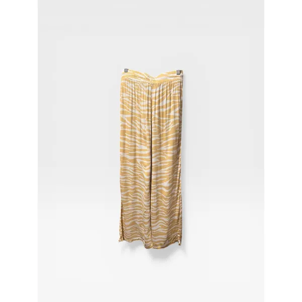 Anthropologie Charming Charlie Beige Zebra Print Wide Leg Boho Pants Size Small - Image 5