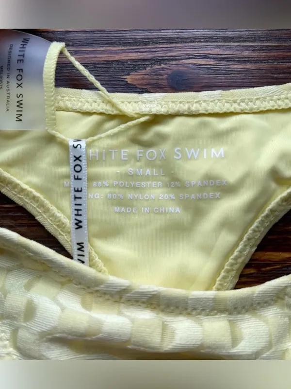 White Fox Sunny Day Bikini Bottom NWT - Image 2