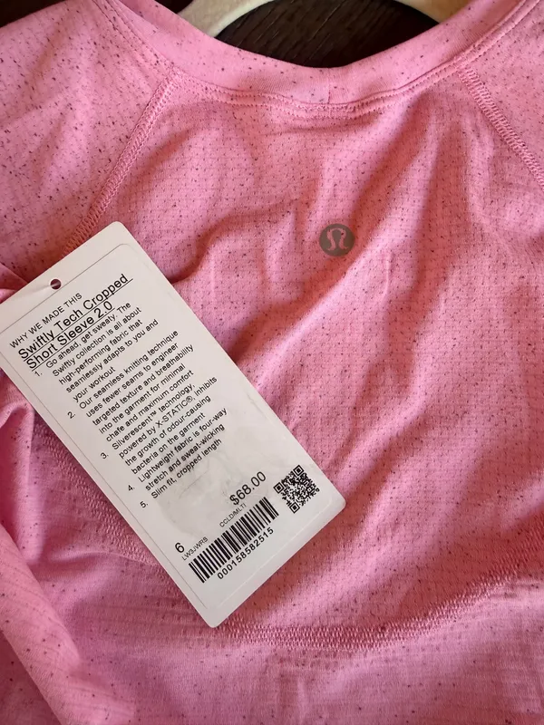 Lululemon Swiftly Tech Cropped Short Sleeve - Image 3