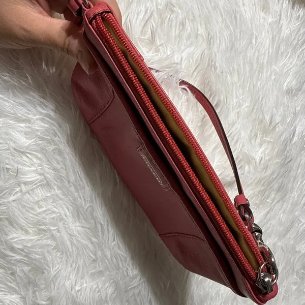 COACH Pink Wristlet - Image 4