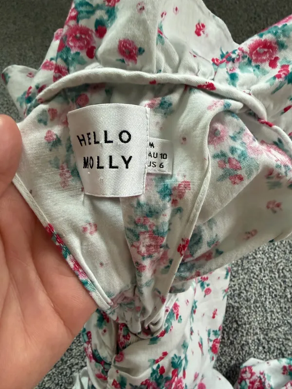 Hello Molly floral dress with cut outs - Image 4