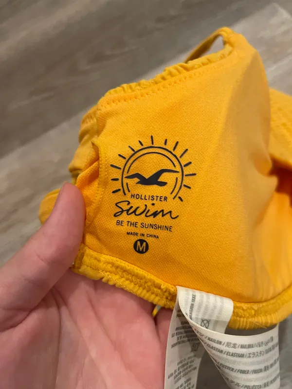Hollister Yellow Swim Top - Image 3