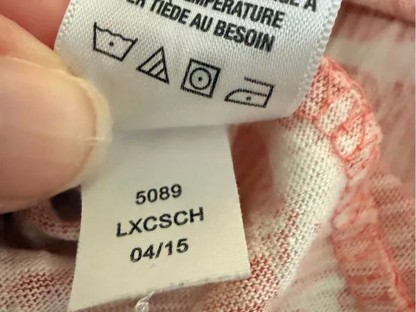Aeropostale Lobster Print Tee Medium coral‎ Nautical Coastal Preppy Graphic - Image 7