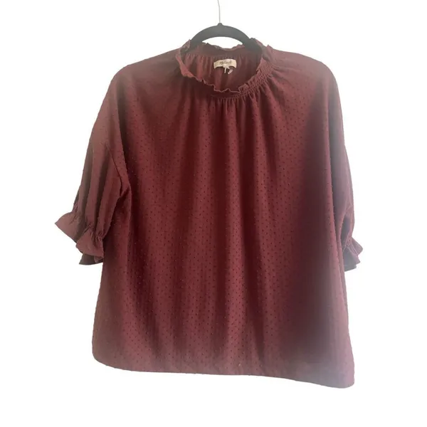 ✨MADEWELL Clipdot Ruffle Sz Large Top✨ - Image 5