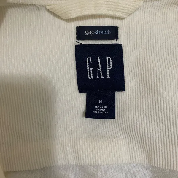 GAP Women's Cream Jean Jacket - Image 4