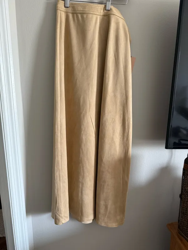 Halogen faux suede skirt - Image 2