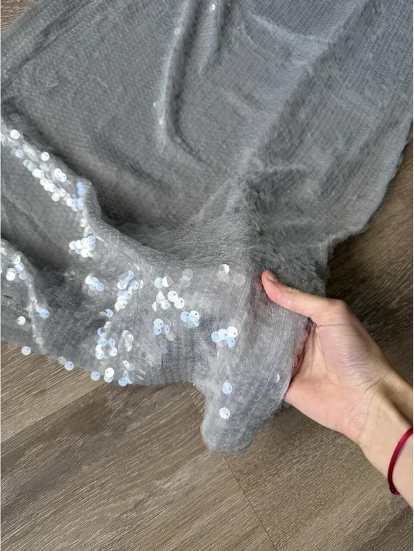 Zara Silver sequin maxi dress - Image 2