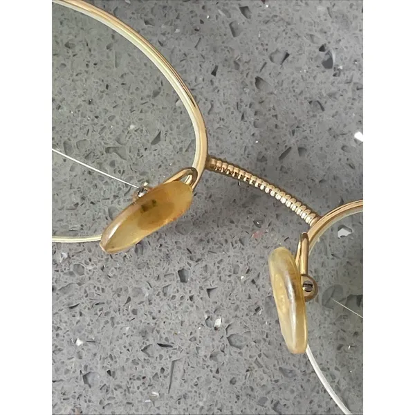 CHRISTIAN DIOR Eyeglasses Frames ONLY 49-19 01x2 Half Rim gold - Image 14
