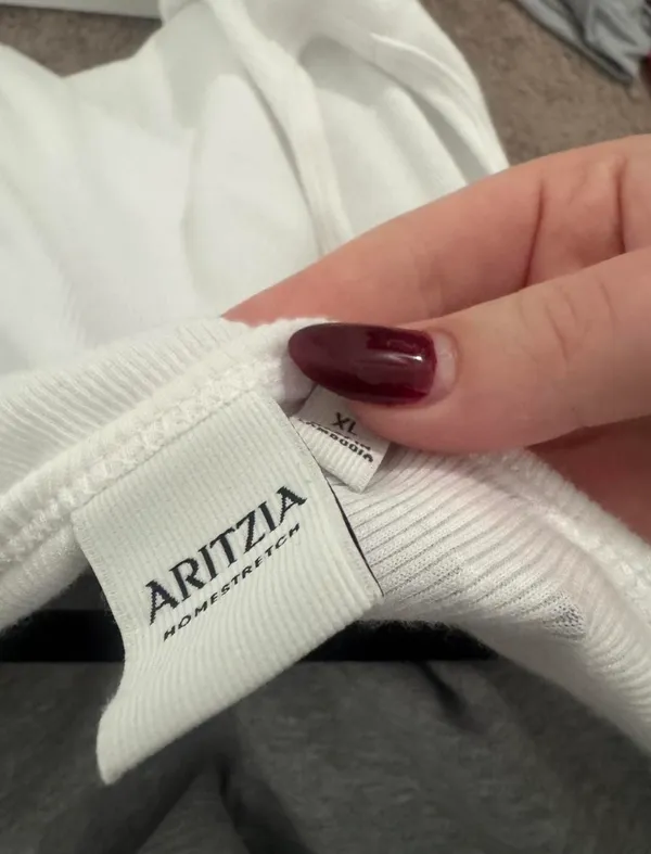 Aritzia Homestretch Ribbed tank White - Image 2