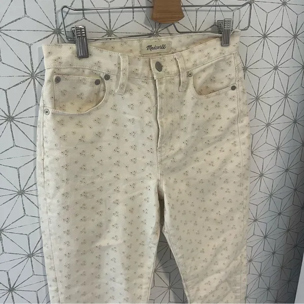 Madewell The Perfect Vintage Jean Cream - Image 4