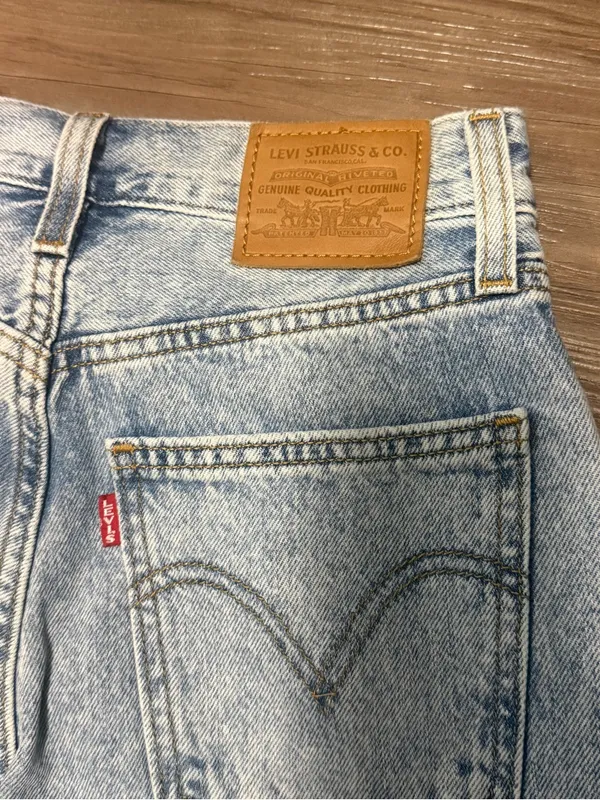 Levi’s Premium Dad Jeans Charlie Boy 24 Fits 26x29 High Rise Relaxed $98 - Image 5