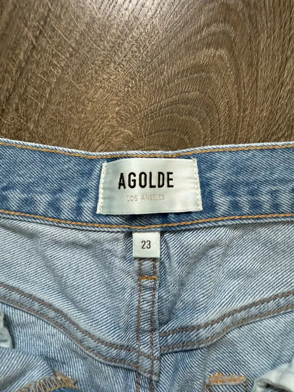 AGOLDE Parker Denim Jean Shorts - Image 2