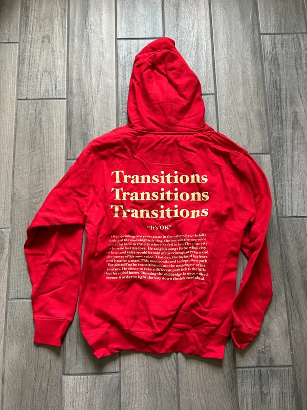 Red Women's Pullover Hoodie Size M - Image 4