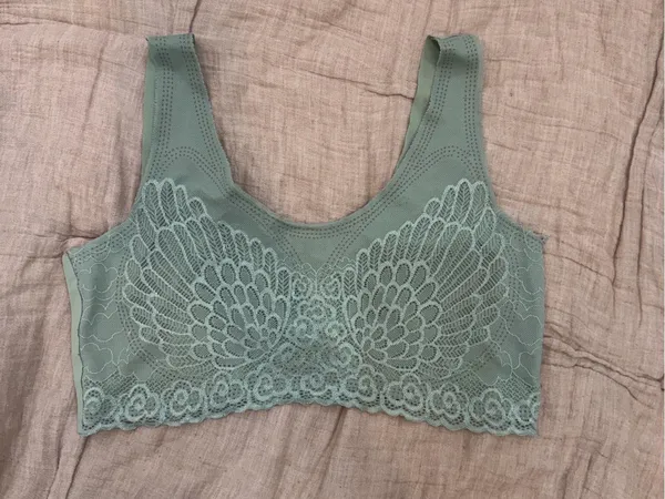 Green sage sz S fairy wings bralette #lingerie #fairy - Image 2
