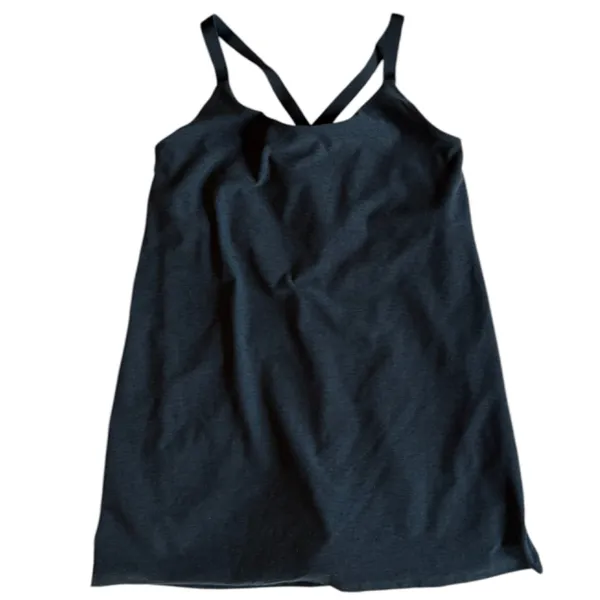 Beyond‎ Yoga Black Move It Dress in Black-Charcoal Sz XL - Image 4