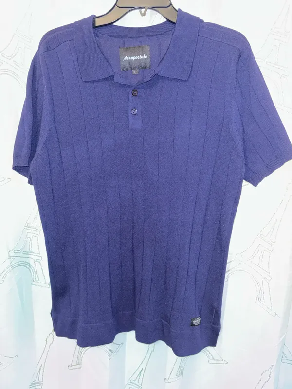 Aeropostale Top Men’s Navy Sz.L  - Image 7