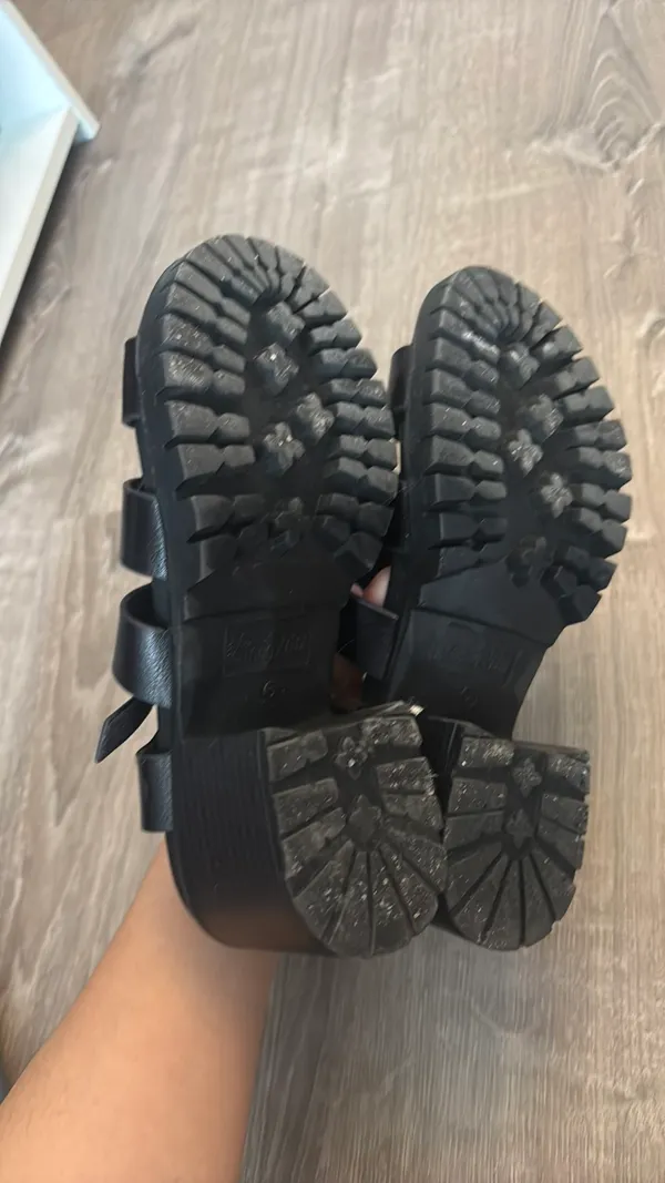 Altar'd State Black Platform Sandals  - Image 2