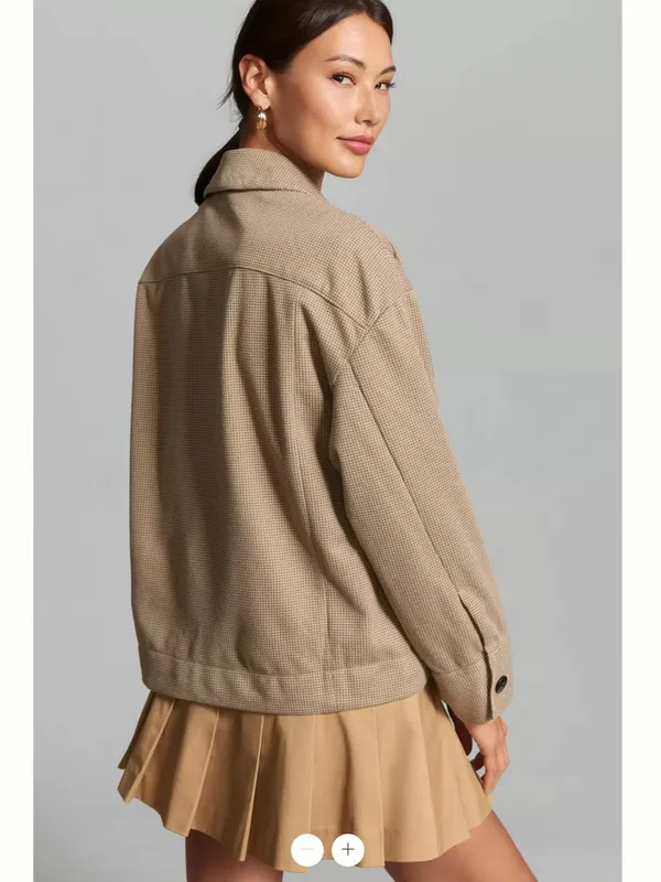 Anthropologie Maeve Knit Trucker Jacket - Image 2