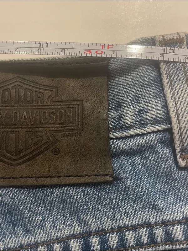 Harley Davidson ClassicJeans Women’s Size 8R Hi-Rise Medium Washed Denim Biker - Image 3