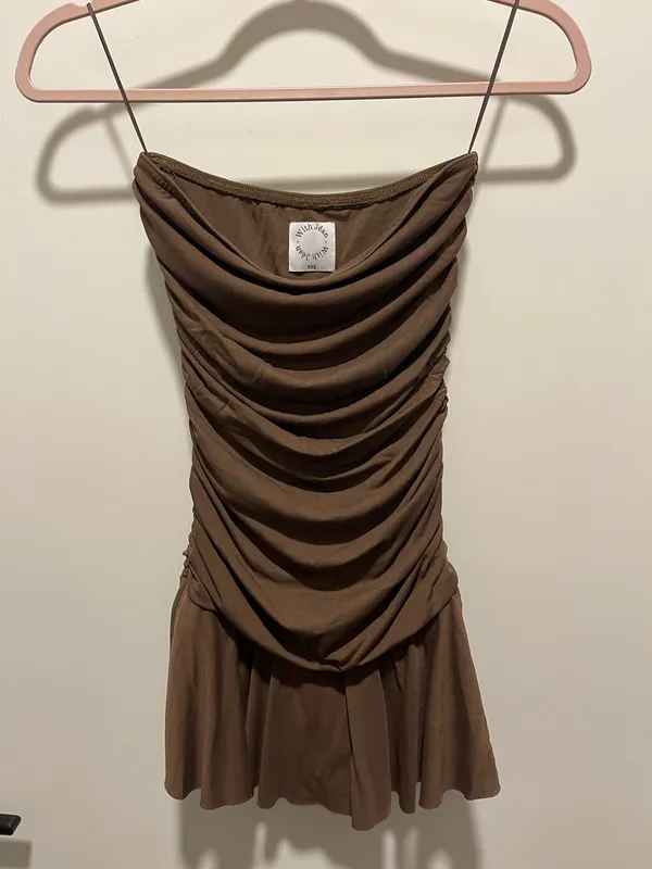 With Jean Rayna Dress Brown  - Image 6