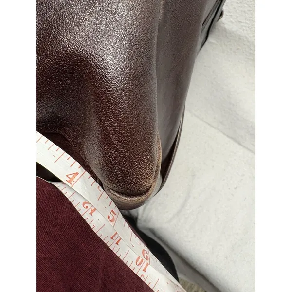 Kate Spade Rare Brown/Black Leather Turn Lock Shoulder Bag Purse With Dust Bag - Image 15