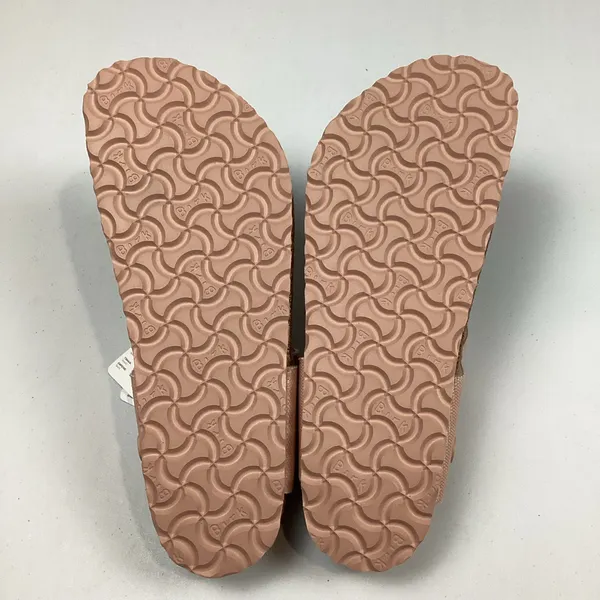 Birkenstock Gizeh Rivet logo Soft Pink Textile Vegan Thong Sandals Size 9 NEW! - Image 14