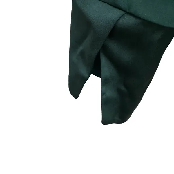J Crew 365 Dark Emerald Green Evergreen Jewel Tone Pleated Front Blouse‎ Small - Image 7