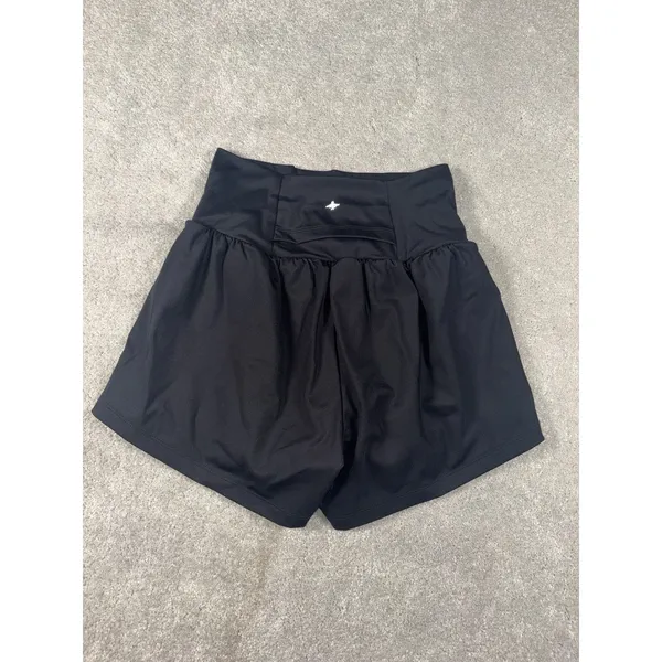 Halara SoftlyZero Airy Super High Waist 2-in-1 Yoga Shorts 3'' Black - Image 4