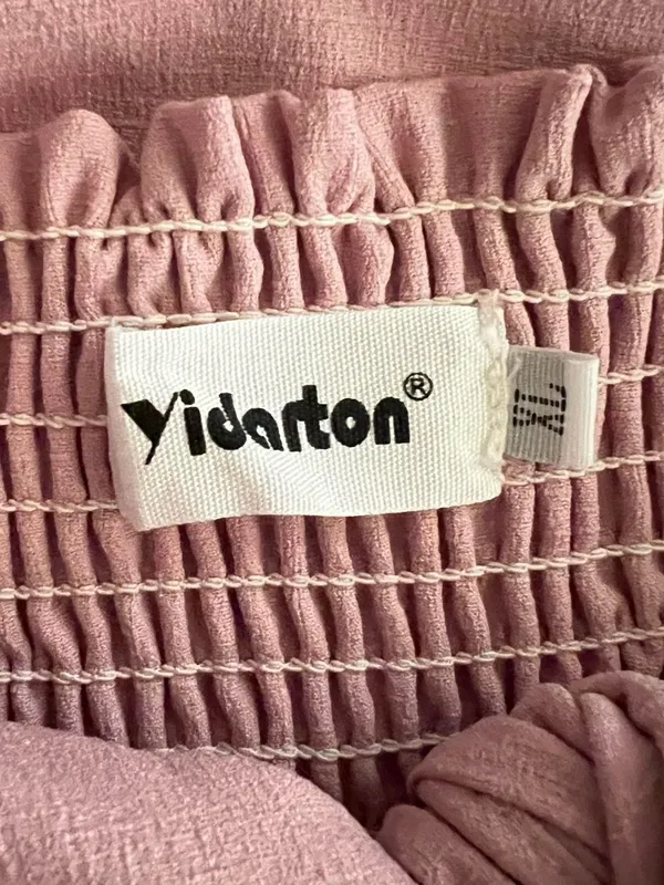 Yidarton Coquette Pink Midi Dress - Image 4