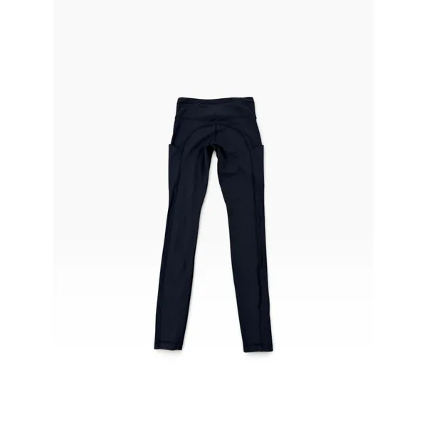 Lululemon Black Cropped Pocket Leggings Size 2 - Image 2