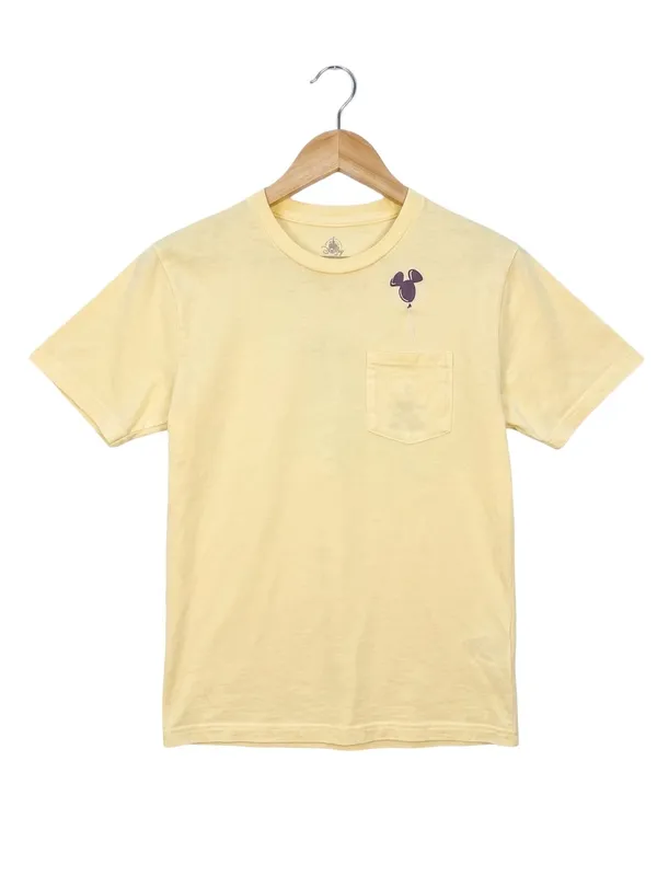 Disney Parks Play in the Park Yellow Pocket T Shirt XS Mickey Mouse Friends EUC - Image 2