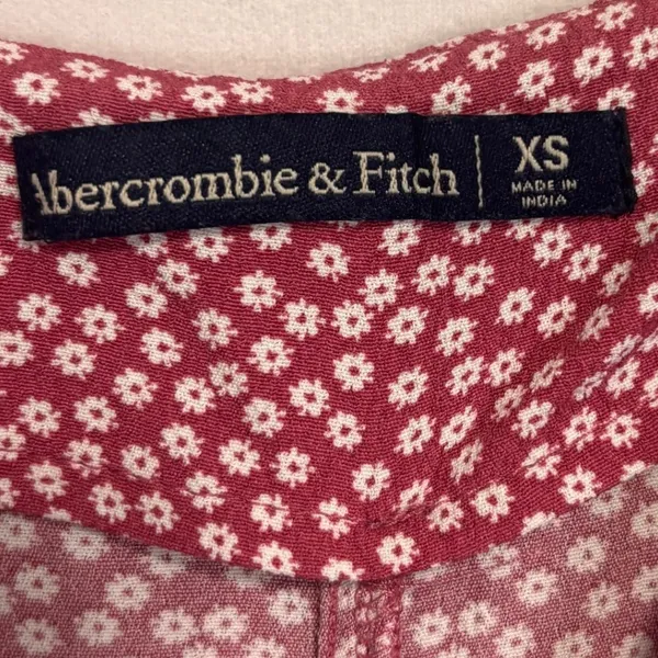 Abercrombie & Fitch‎ Midi Slip Dress Womens XS Pink Floral Ditsy Y2K 90s Cottage - Image 7
